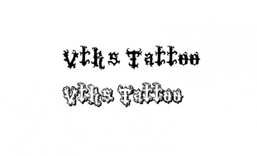 fancy tattoo fonts
