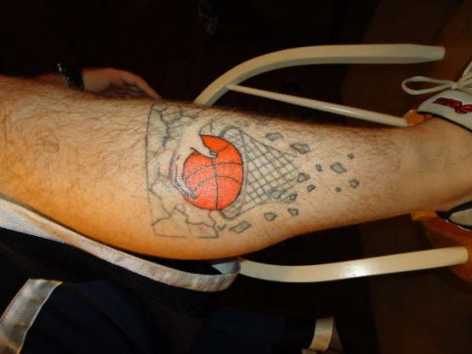 Basketball Tattoos Ideas