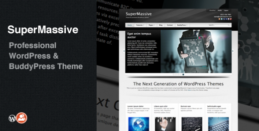 SuperMassive: Professional WordPress Theme