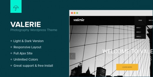 Valerie - Photography WordPress Theme