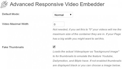 Advanced Responsive Video Embedder