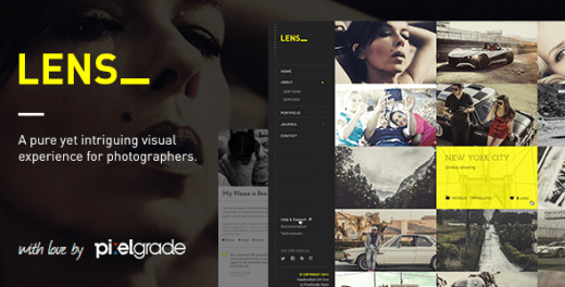 LENS - Photography WordPress Theme