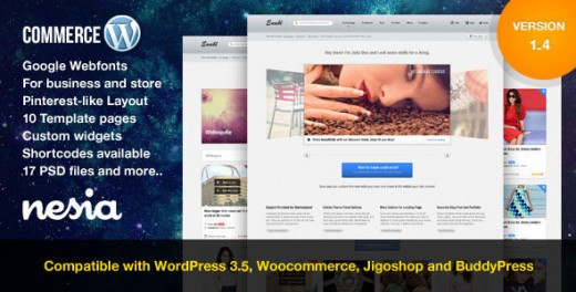 Commerce - Versatile & Responsive WordPress Theme