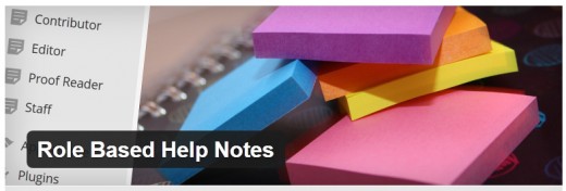 Role Based Help Notes - free WordPress plugins for documents