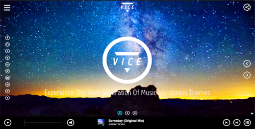 Vice: Music, Dj and Music Band WordPress Theme