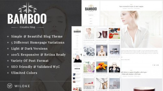Bamboo - A Simple, Elegant WordPress Blog Theme