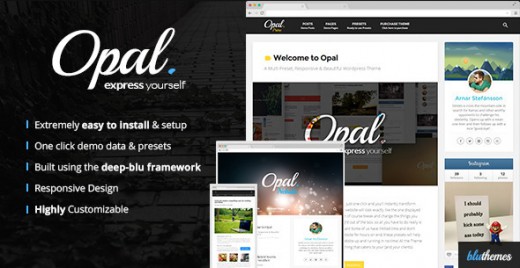 Opal - Multi Preset Responsive WordPress Theme