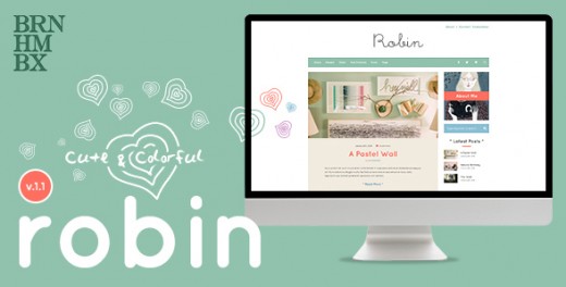 Robin - Cute & Colorful Blog WordPress Theme