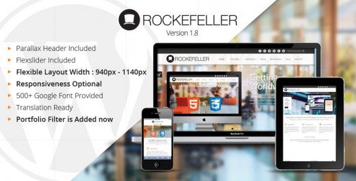 Rockefeller - Flexible WP Theme