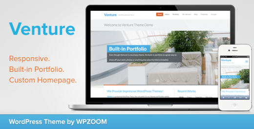 Venture - Business & Portfolio WordPress Theme