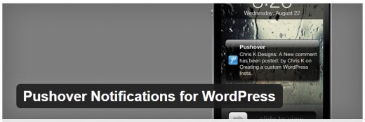 Pushover Notifications for WordPress