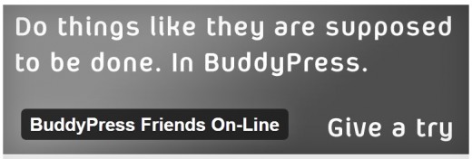 BuddyPress Friends On-Line