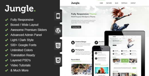 Jungle - Responsive WordPress Theme