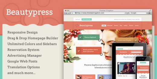 BeautyPress - Responsive WordPress Theme