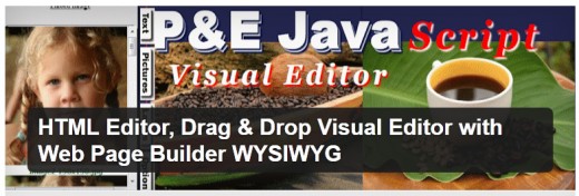 HTML Editor, Drag & Drop Visual Editor