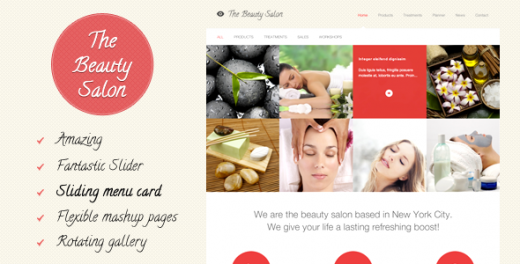 The Beauty Salon WordPress Premium Theme