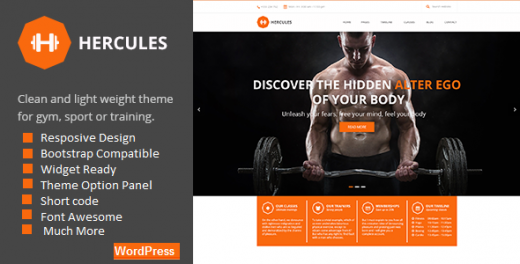 Sportify - Gym WordPress Theme