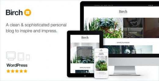 Birch - Sophisticated Personal Blogging Theme