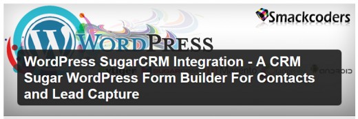 WordPress SugarCRM Integration
