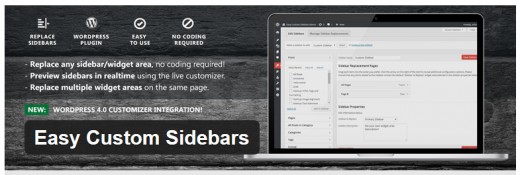 Easy Custom Sidebars