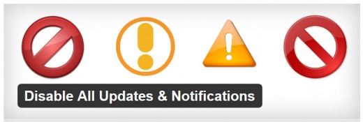 Disable All Updates & Notifications