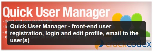Quick User Manager