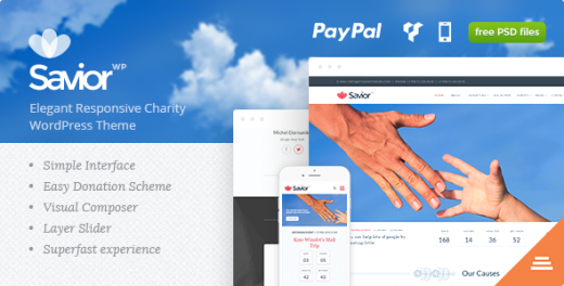 Savior - Charity & Donations WordPress Theme