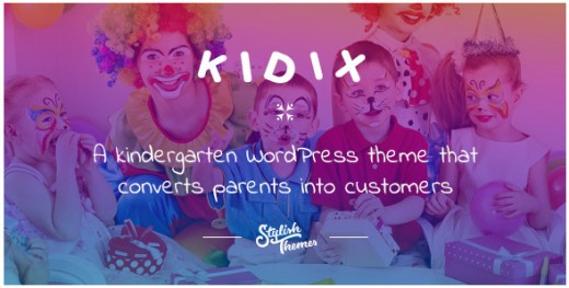 KIDIX - A Kindergarten WordPress Theme