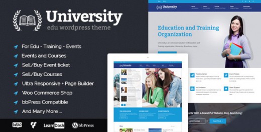 University - Education, Event and Course Theme