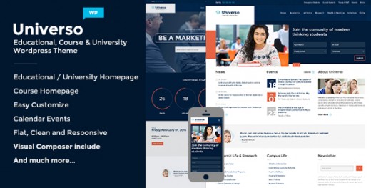 Universo - Powerful Education, Courses & Events Theme