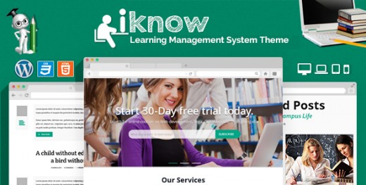 iKnow - Learning Management System WP Theme