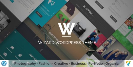 Wizard - Fullpage Portfolio WordPress Theme